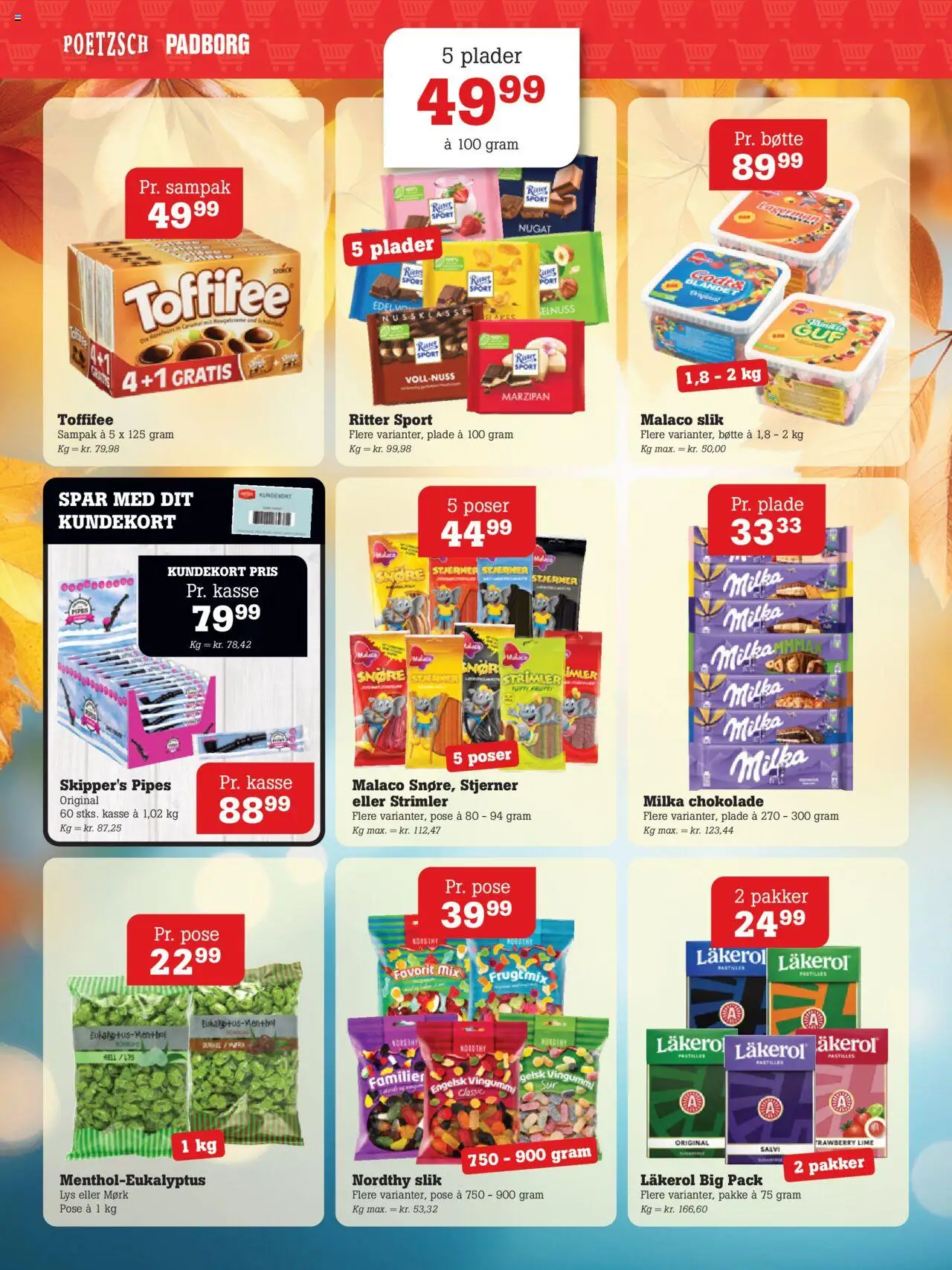 Poetzsch Padborg tilbudsavis – gyldig fra 09.10.2025 | Side: 10 | Produkter: Chokolade, Slik, Lime, Vingummi