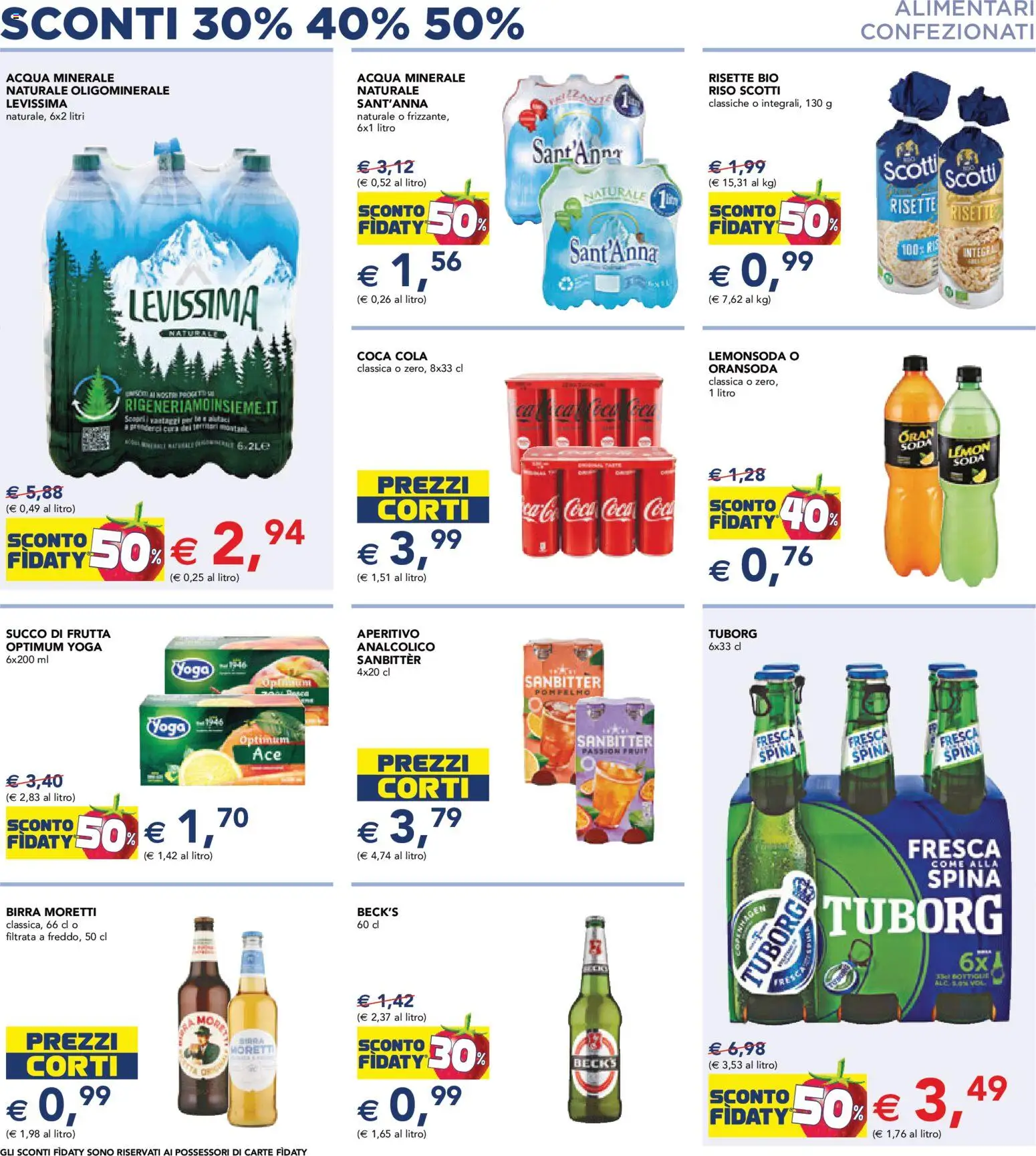 Volantino Esselunga S del 17.11.2025 | Pagina: 6 | Prodotti: Birra, Riso, Acqua minerale, Succo di frutta