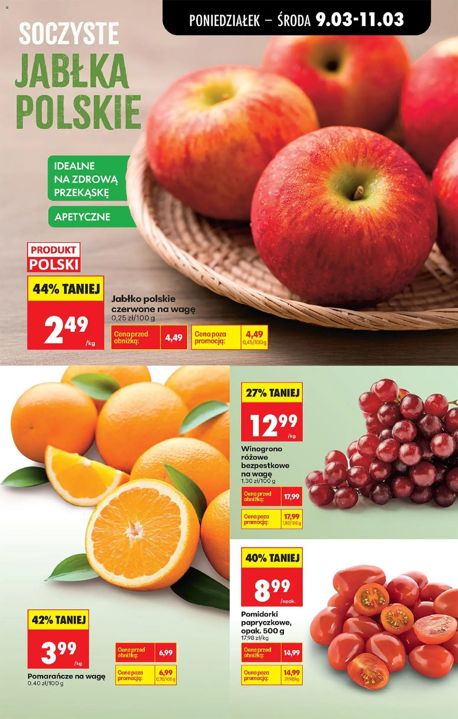 Biedronka Polsko leták od 09.03.2026 | Strana: 25 | Produkty: Jablka