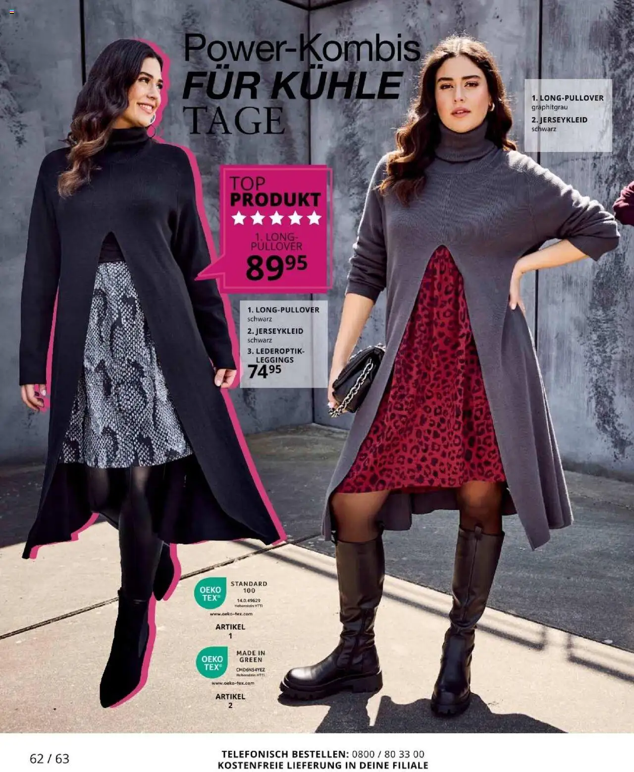 Ulla Popken akciós ujság - amely érvényes a következő dátumtól: 01.10.2025 | Oldal: 62 | Termékek: Leggings