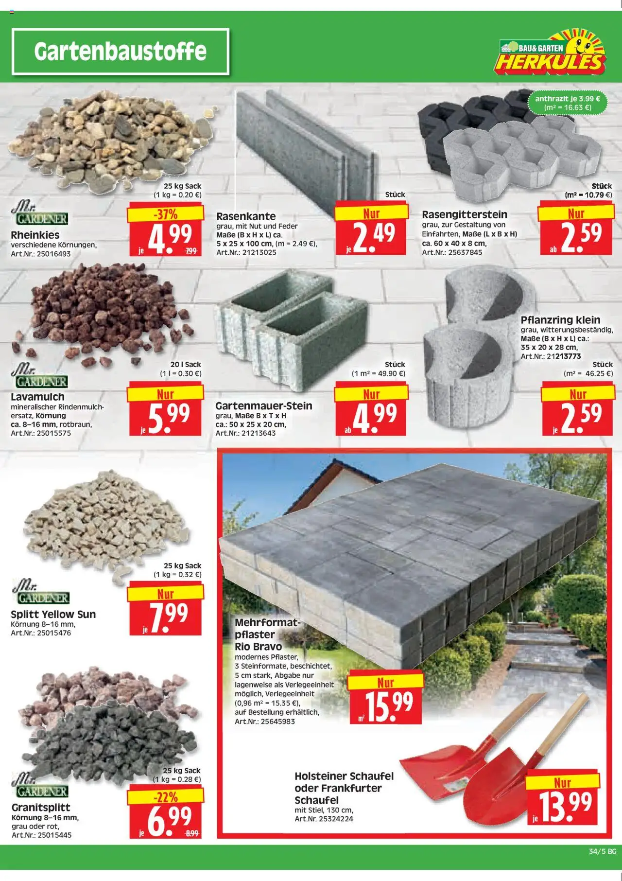 HERKULES Bau & Garten	 - gültig ab dem 18.08.2025 | Seite: 5 | Produkte: Rindenmulch