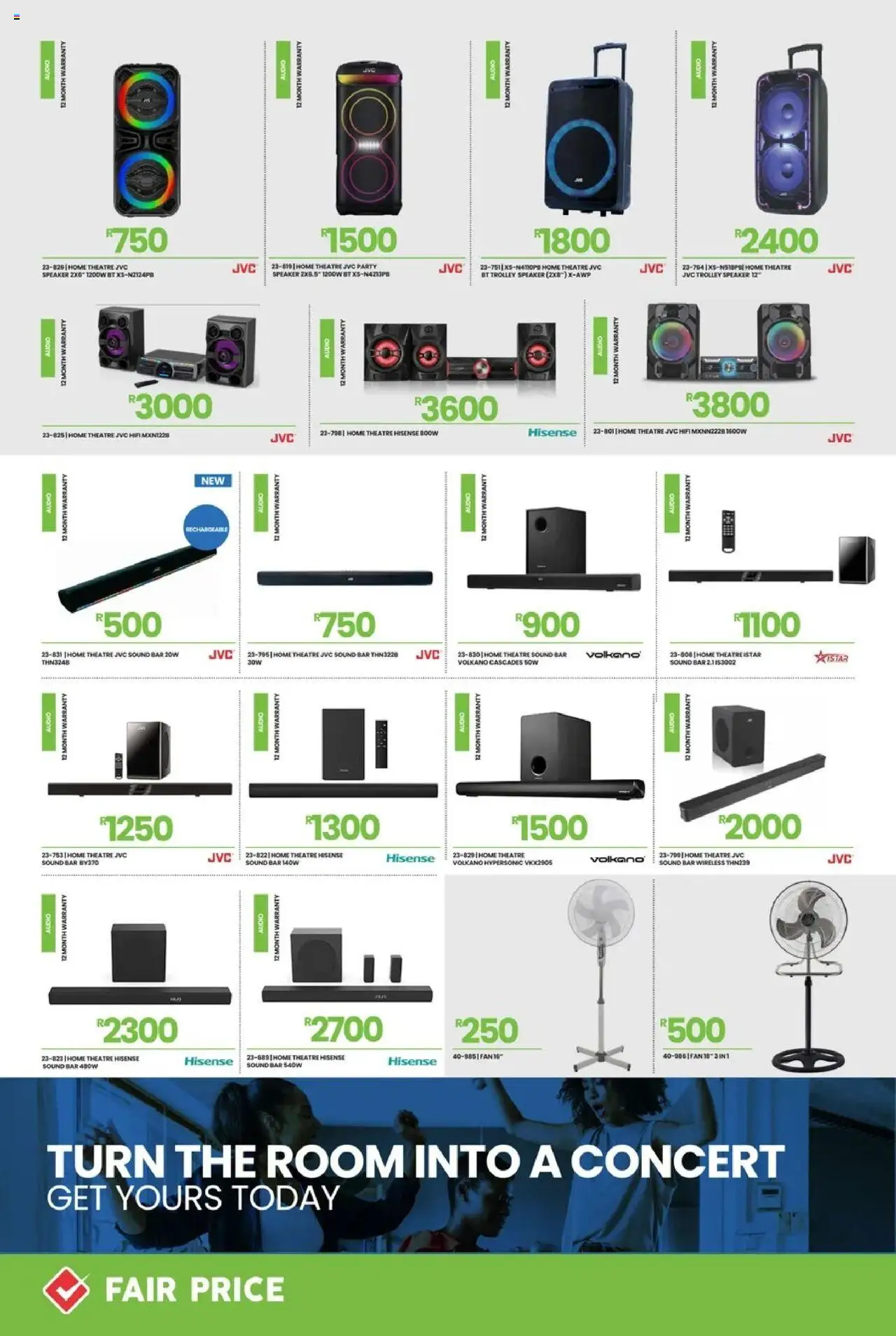 New Fair Price catalogue – valid from 01.10.2025 | Page: 6 | Products: Audio, Speaker