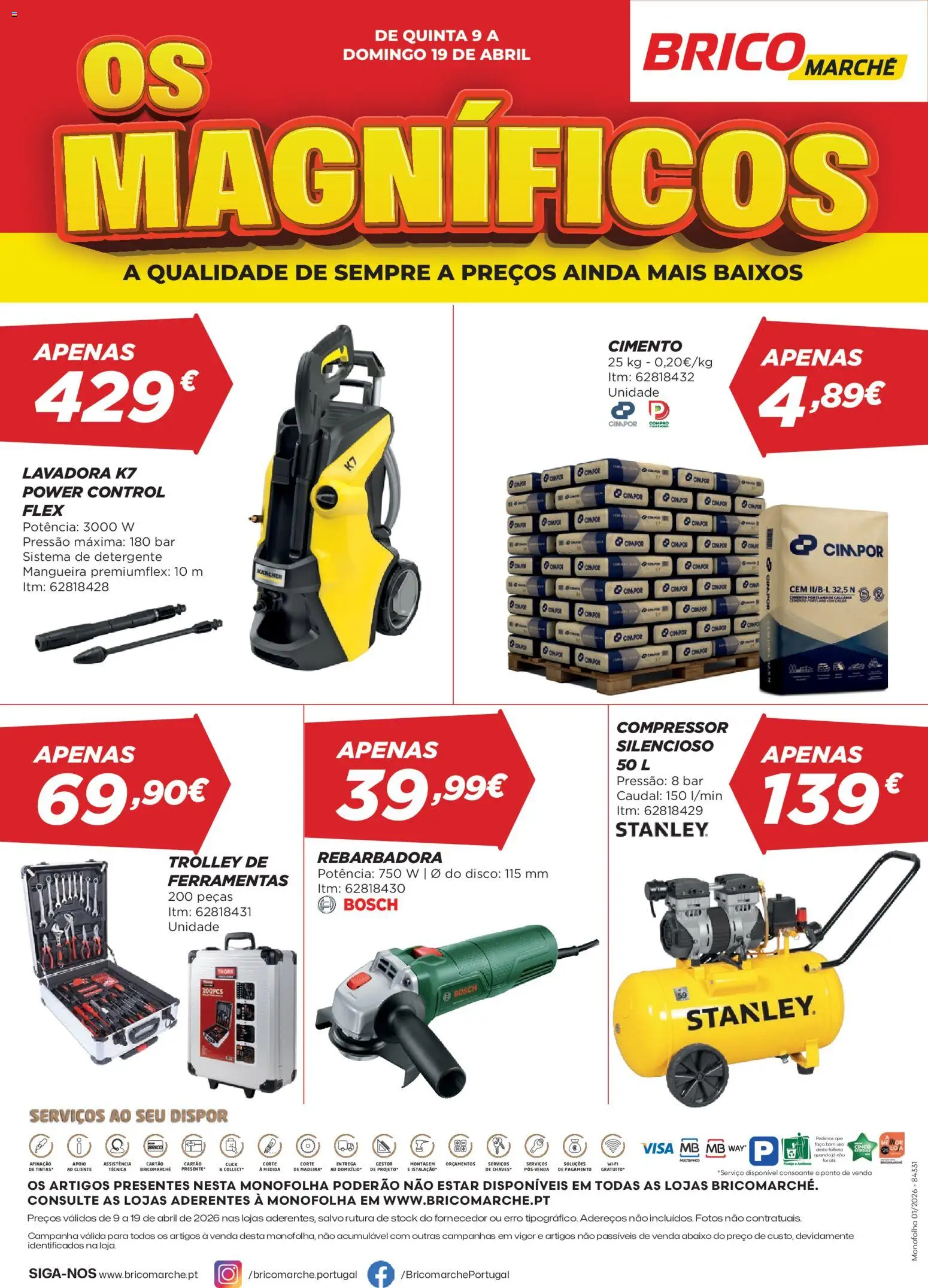 BricoMarché Magnificos │ válido de 09.04.2026 | Página: 2 | Produtos: Ferramentas, Detergente, Mangueira, Compressor