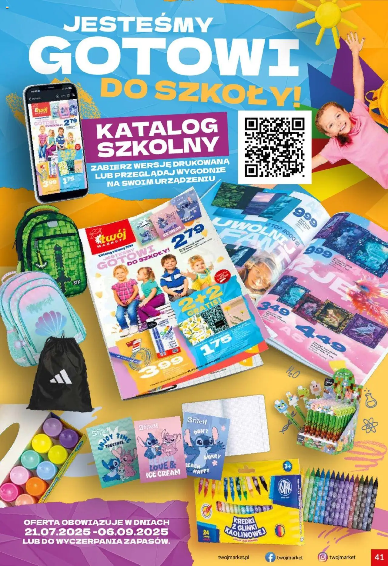 Twój Market Gazetka od 13.08.2025 | Strona: 41 | Produkty: Top, Zeszyt