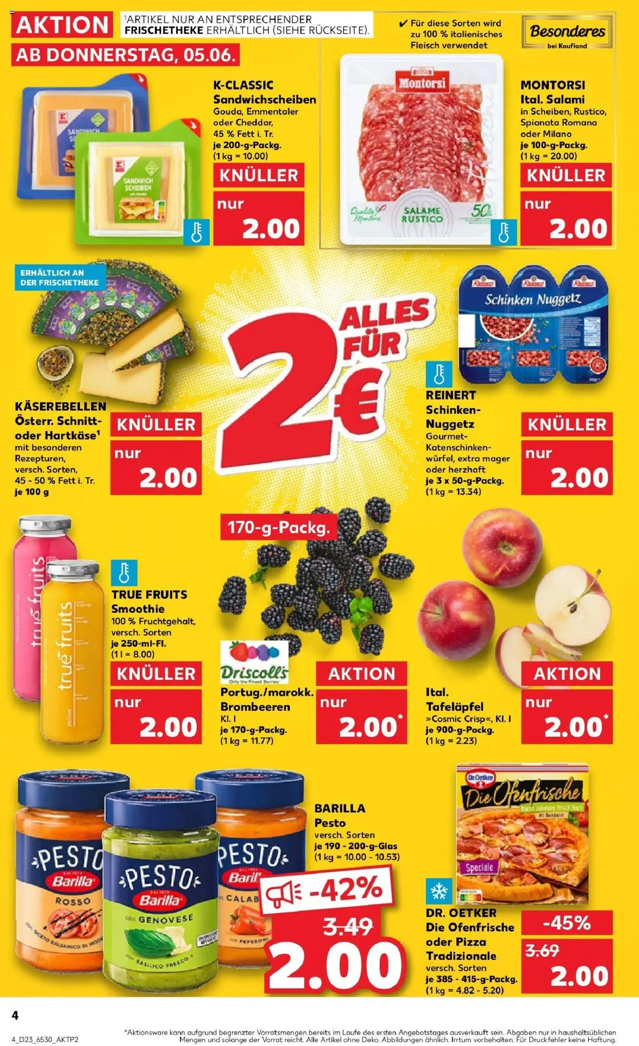 Kaufland prospekt Pasewalk	 - gültig ab dem 09.06.2025 | Seite: 19 | Produkte: Barilla, Ofenfrische, Salami, Schinken