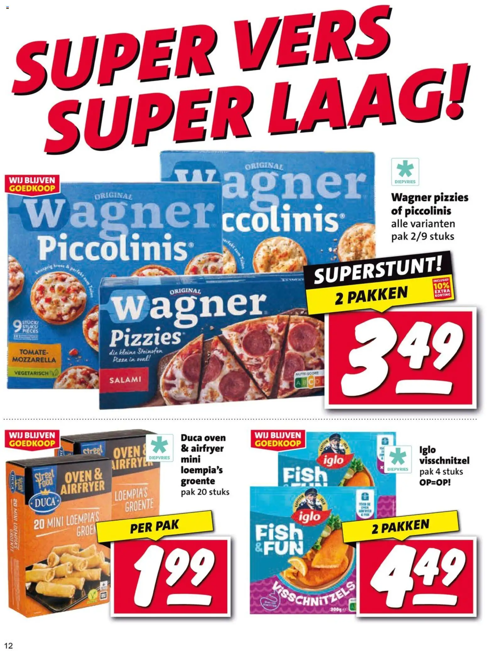 {H1} | Pagina: 12 | Producten: Salami, Oven, Mozzarella