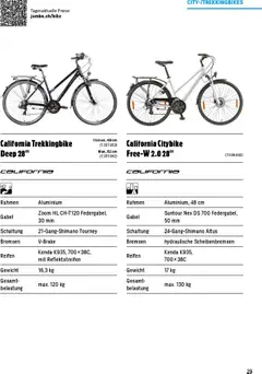 Jumbo Aktionen Dein Velo 2025 ab 21.02.2025 gültig | Seite: 29 | Produkte: Gewicht