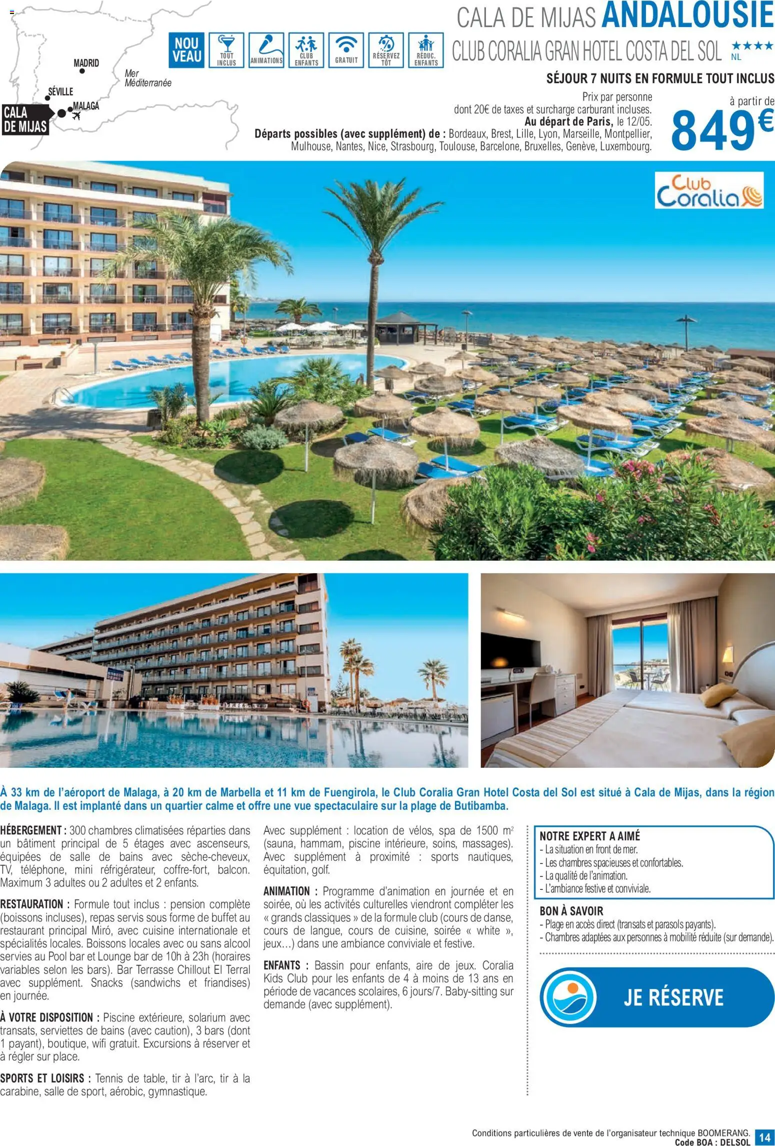 {H1} | Page: 14 | Produits: Alcool, Buffet, Jeux