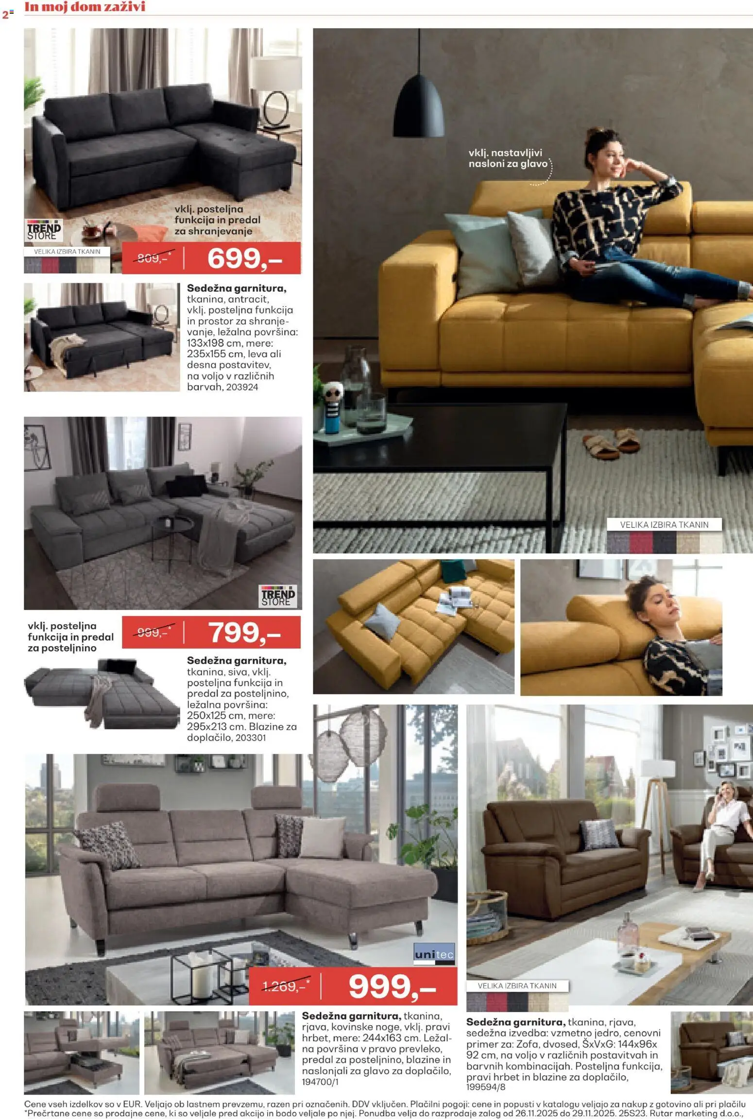 Novi Rutar katalog ponudbe – veljaven od 28.11.2025 | Stran: 2