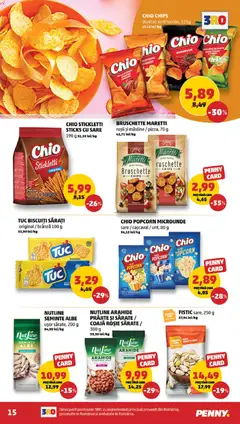 Ofertele PENNY valabile de la 08.04.2026 | Pagină: 15 | Produse: Pară, Brânză, Fistic, Sare