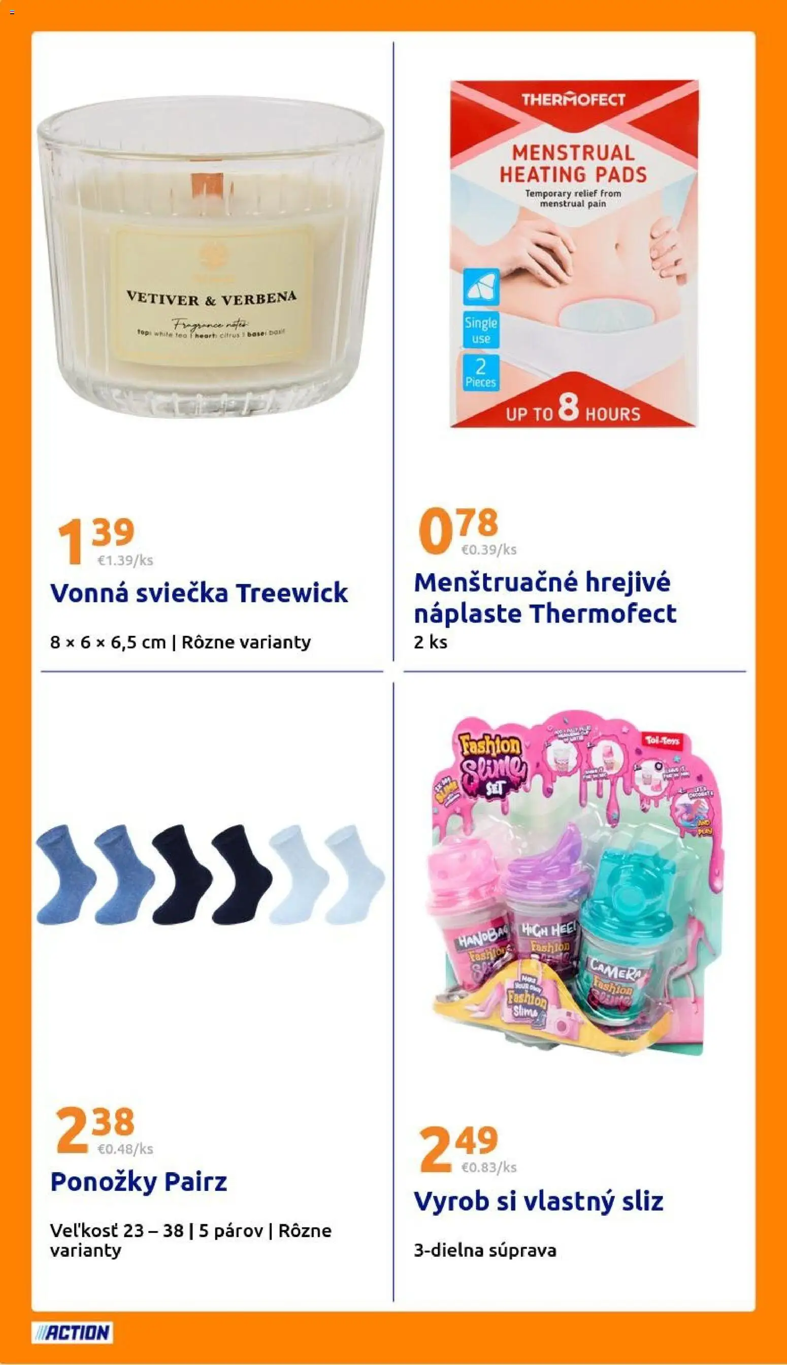 Nové Action akcie – leták je platný od 18.02.2026 | Strana: 26 | Produkty: Ponožky