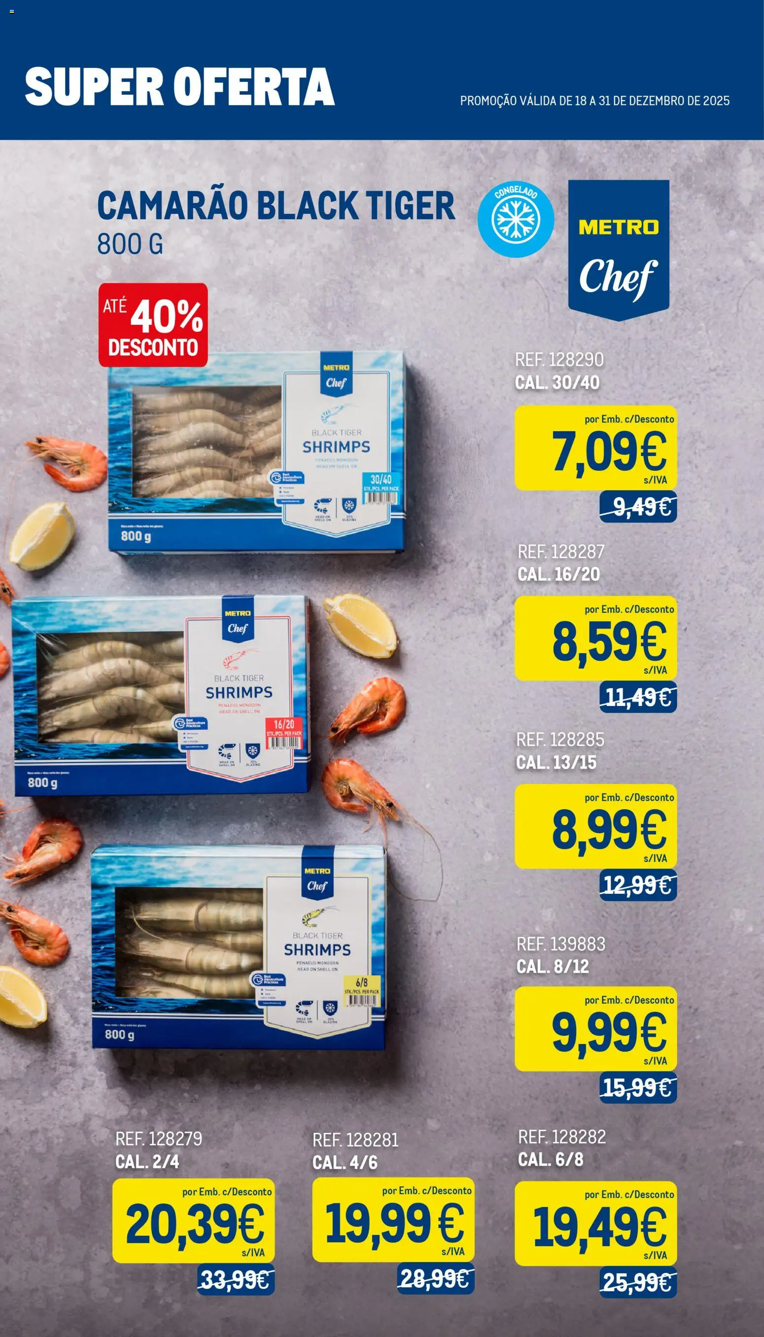 Makro folheto │ válido de 18.12.2025 | Página: 2 | Produtos: Camarão
