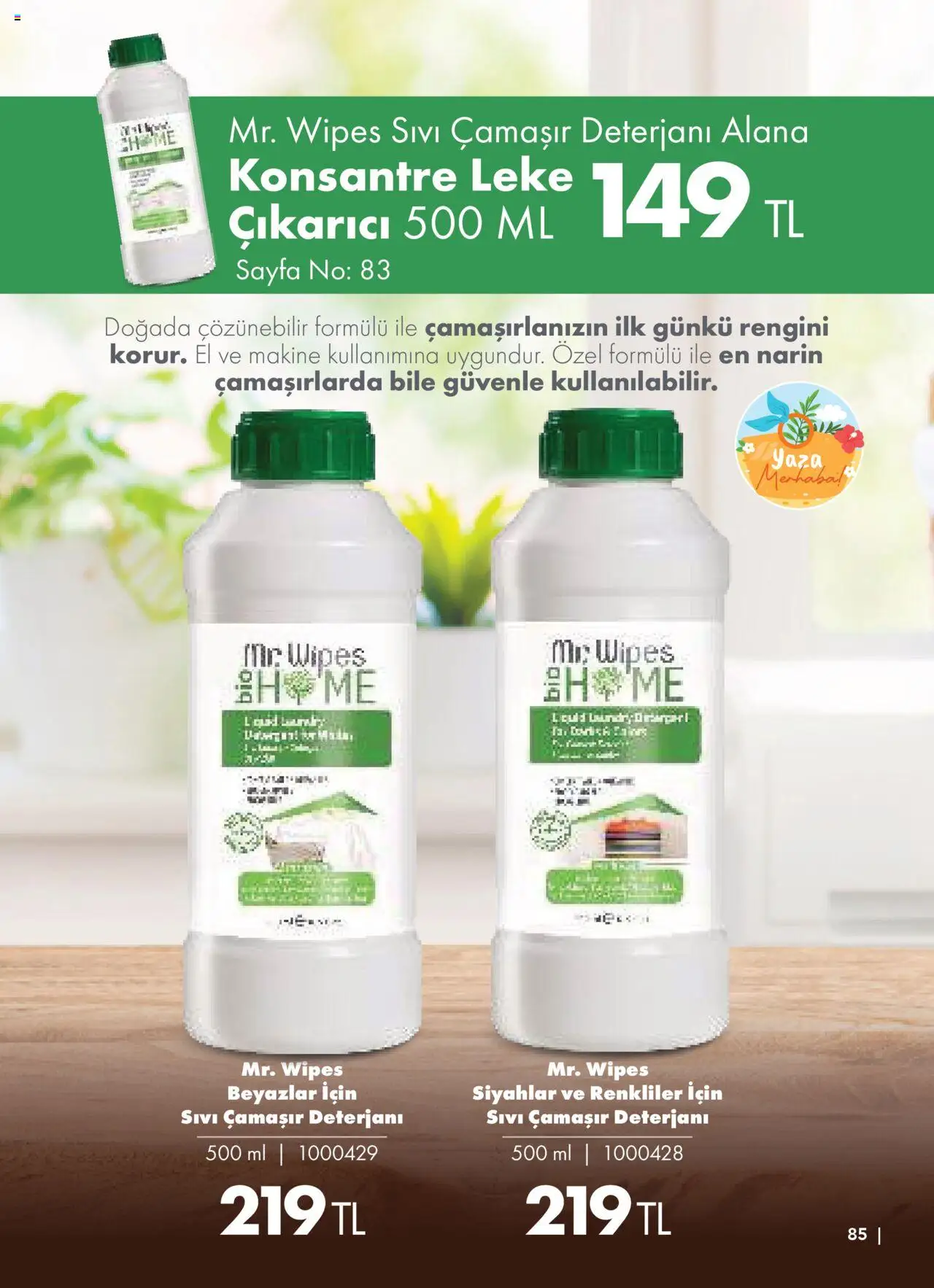 Farmasi Katalog - 01.06.2025 tarihinden itibaren geçerlidir | Sayfa: 85 | Ürünler: Çamaşır deterjanı, Leke çıkarıcı
