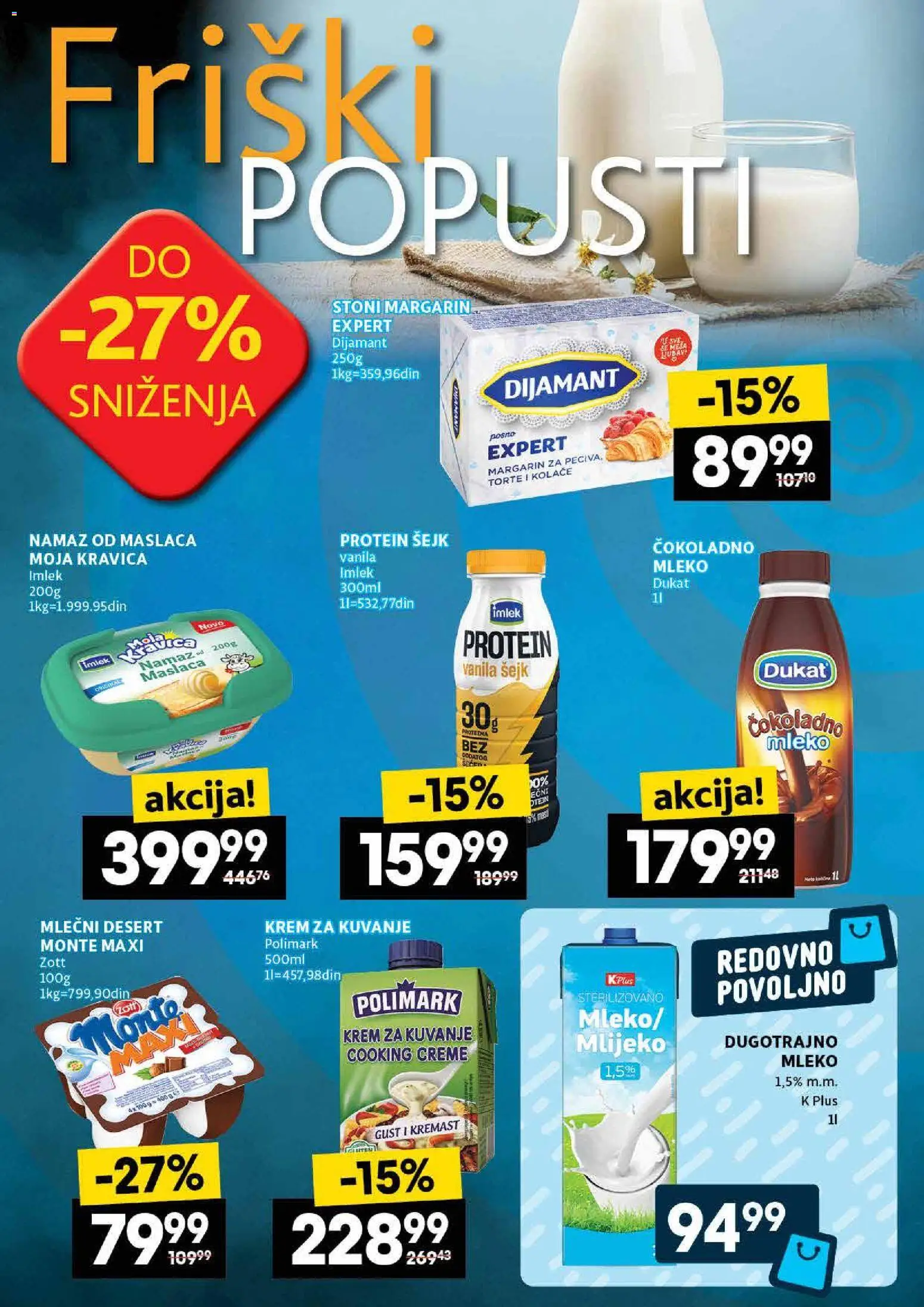 Idea katalog - važi od 22.01.2026 | Strana: 10 | Proizvode: Protein, Moja kravica, Margarin, Mleko