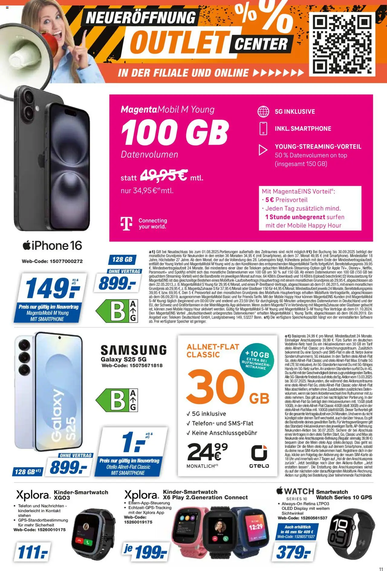 Expert Prospekt 	 - gültig ab dem 25.07.2025 | Seite: 11 | Produkte: Top, Smartwatch, Samsung, Apple