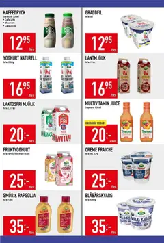 Matdax reklamblad aktuell från 15.09.2025 | Sida: 11 | Produkter: Mjölk, Rapsolja, Gräddfil, Kvarg