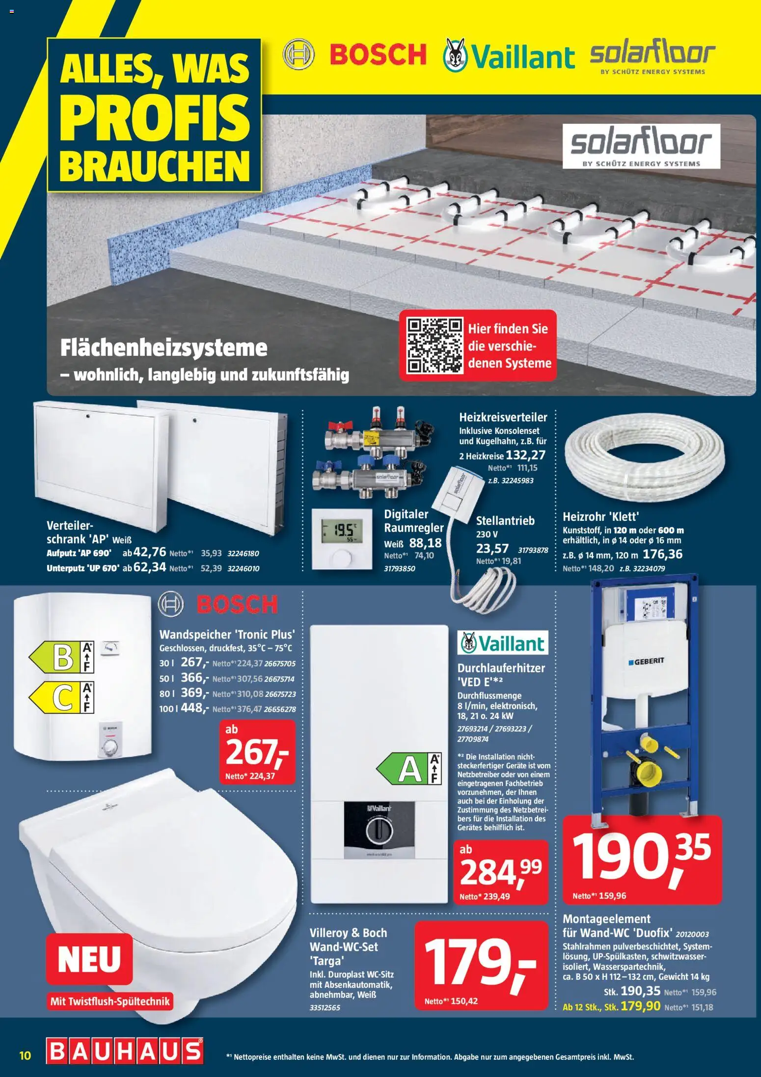 Bauhaus Prospekt 	 – gültig ab 11.04.2026 | Seite: 10 | Produkte: Bosch, Gewicht, Energy, Schrank