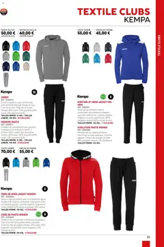 Sport 2000 - Prévisualisation de Sport 2000 brochure valide à partir de 01.06.2025 | Page: 55 | Produits: Coton, Sweat à capuche, Veste, Pantalon