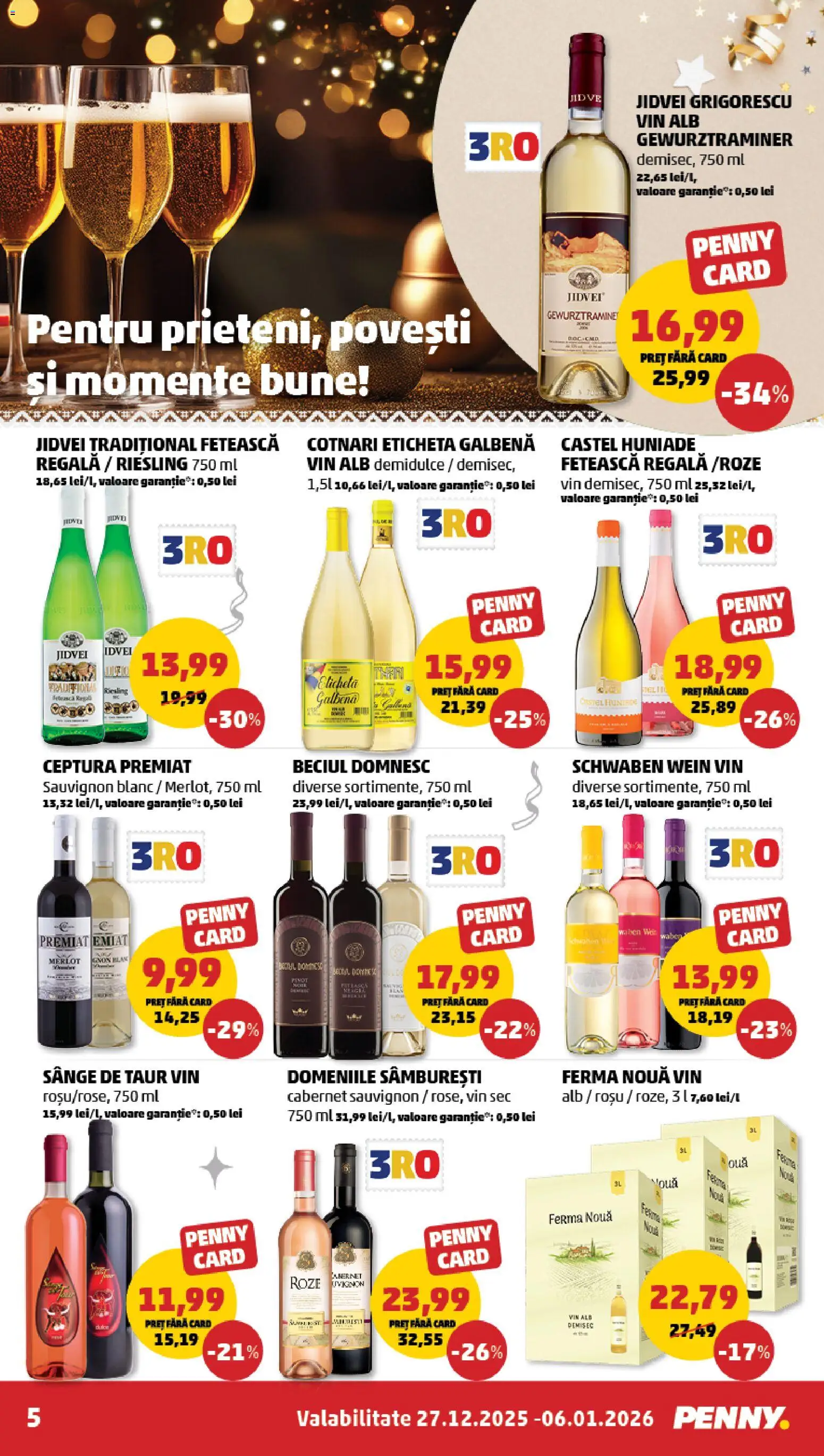 Noul catalog PENNY – valabil de la 27.12.2025 | Pagină: 5 | Produse: Vin