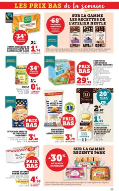 Hyper U - Prévisualisation de Hyper U catalogue valide à partir de 04.11.2025 | Page: 23 | Produits: Fraise, Pomme, Farine, Beurre
