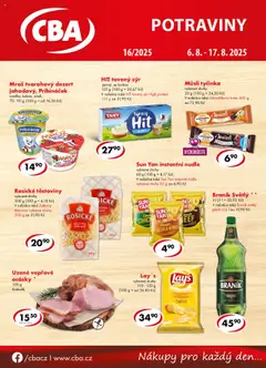 Náhled letáku CBA leták od 06.08.2025