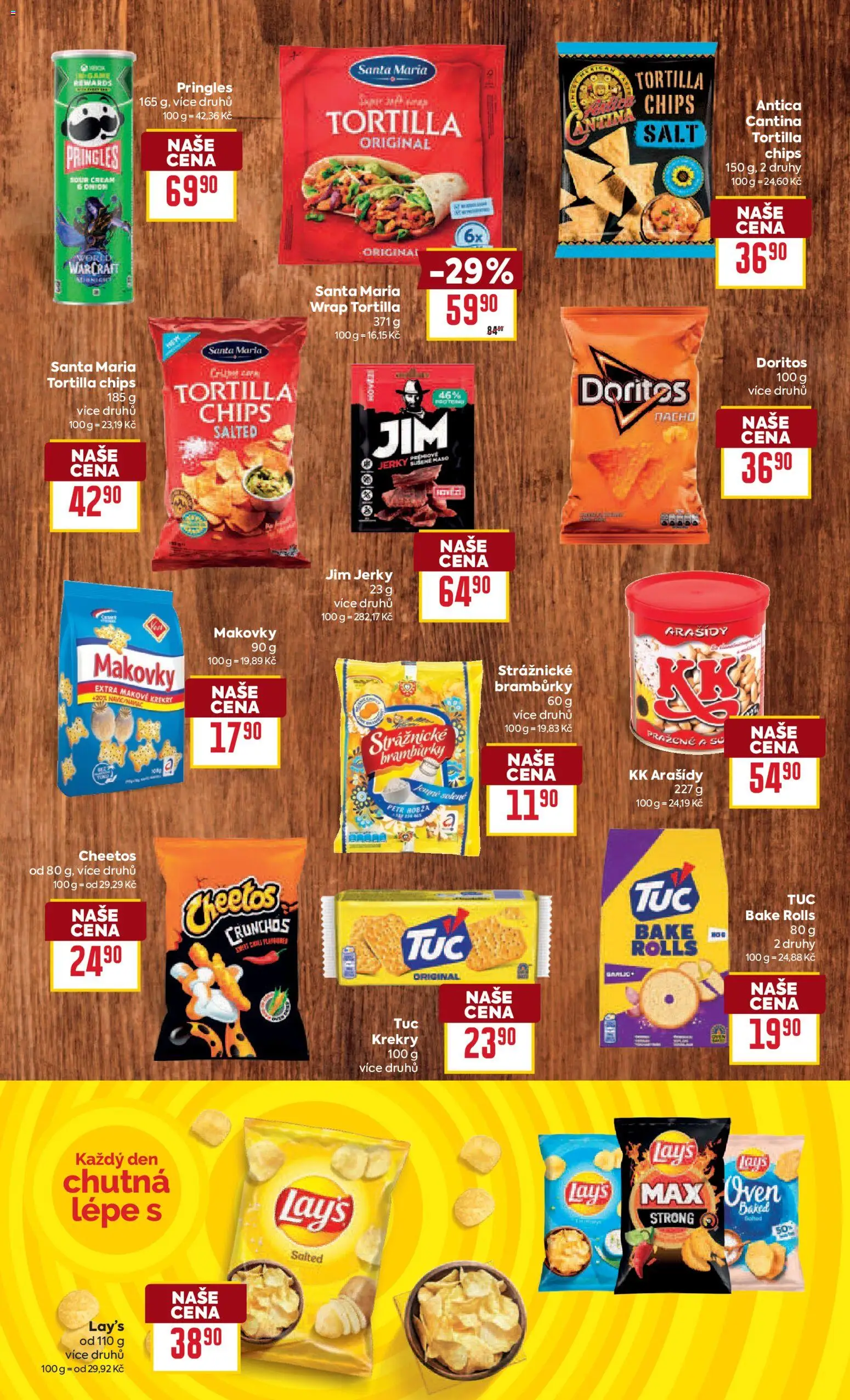 Billa leták - Grilování  od 29.04.2026 | Strana: 19 | Produkty: Pringles, Arašídy, Lay's, Jerky