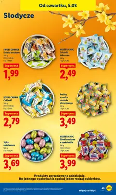 Pogląd oferty "MISTER CHOC Cukierki kokosowe, 100 g" - ważna od 05.03.2026 | Strona: 51