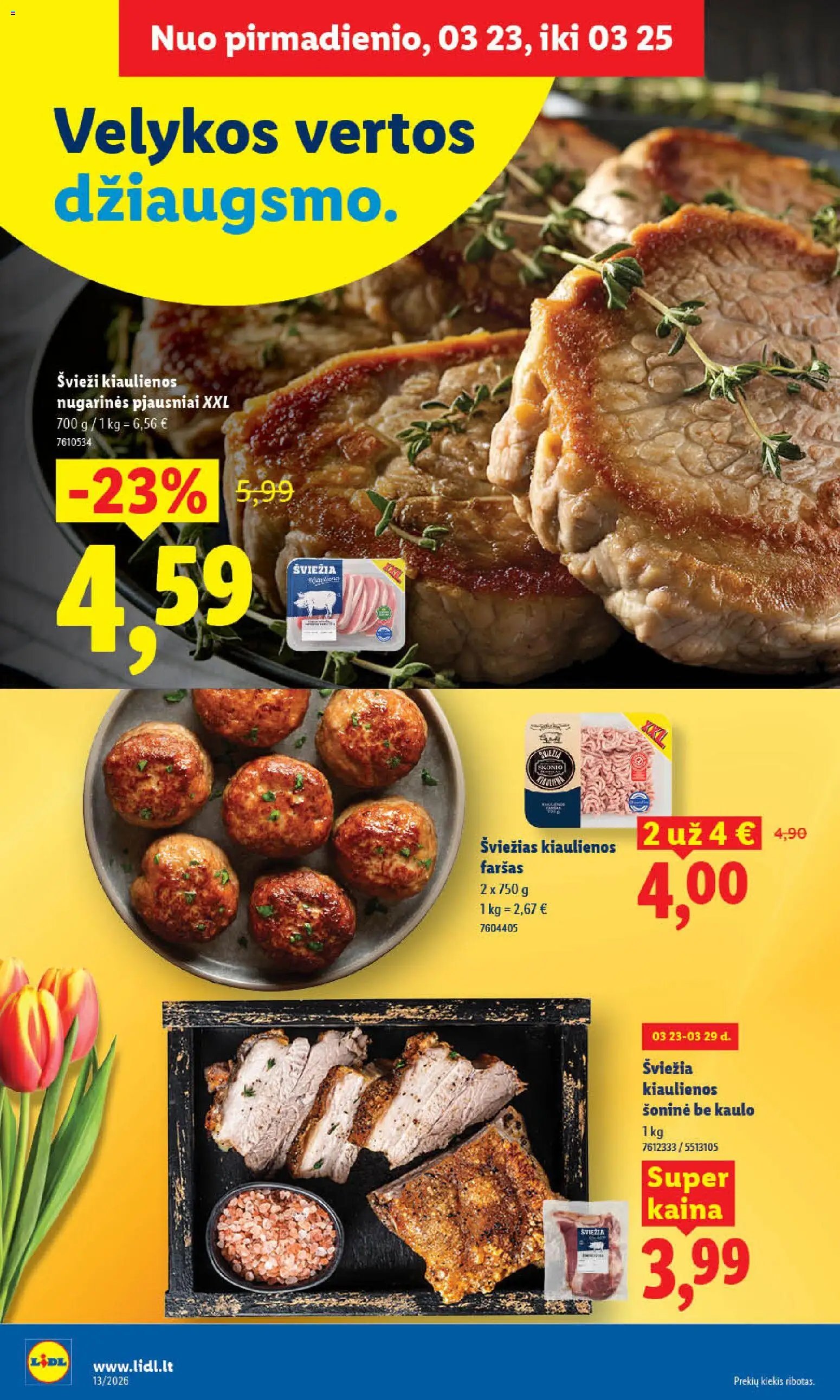 LIDL akcijos nuo 23.03.2026 | Puslapis: 8