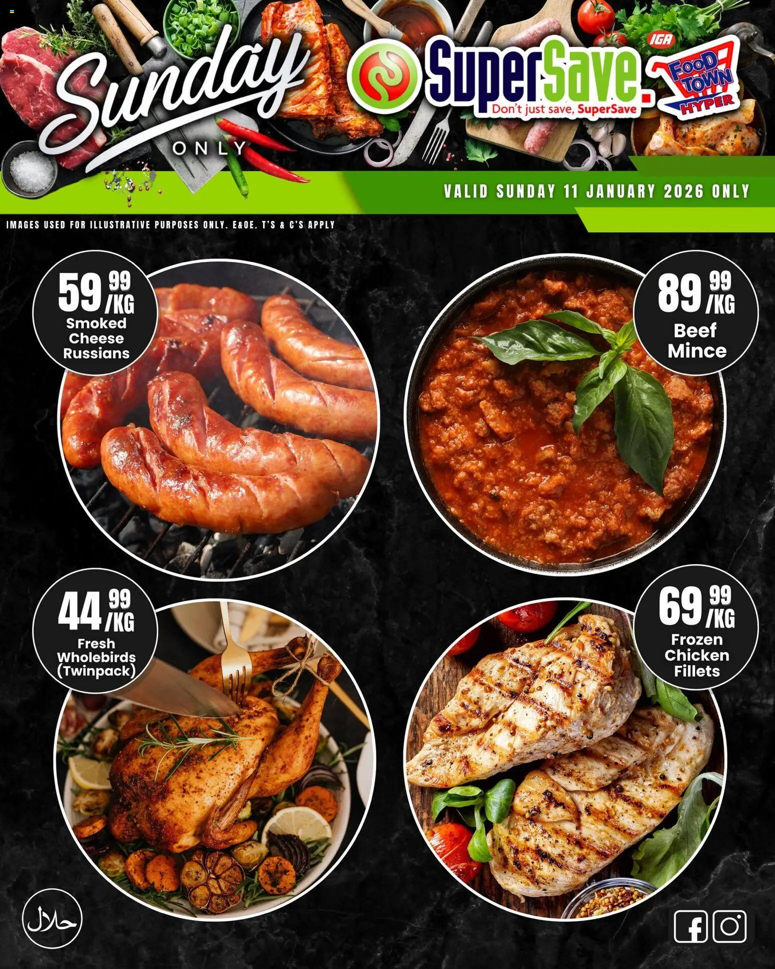 New Super Save catalogue – valid from 11.01.2026 | Page: 14 | Products: Cheese, Chicken, Beef