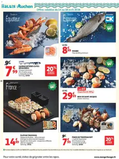 Auchan 25 jours d'hyper promos - Voorbeeld van een folder van Auchan, geldig van 14.04.2026 | Pagina: 30 | Producten: Sushi, La, Pot