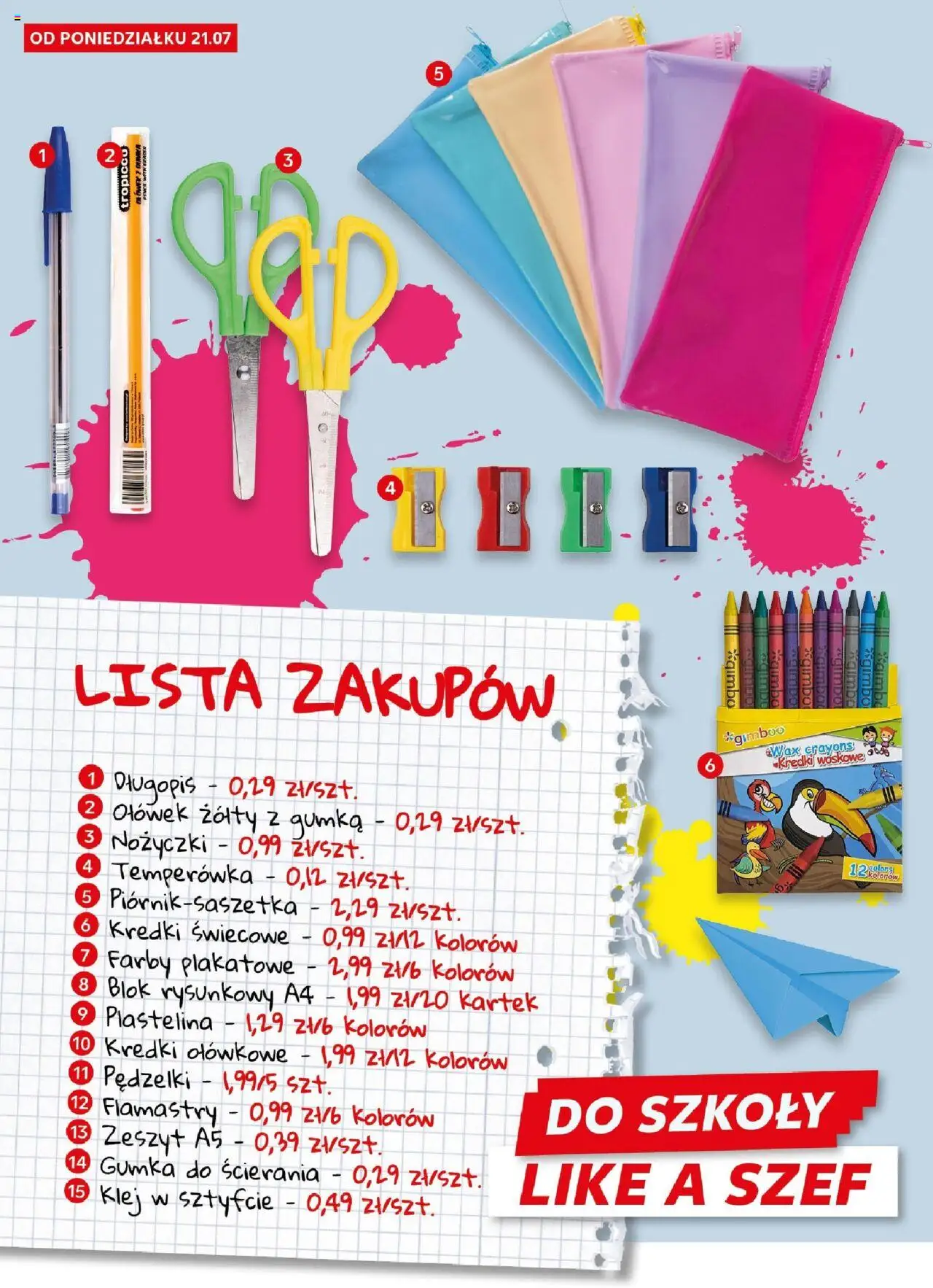 Kaufland gazetka - Do Szkoły Like A Szef od 21.07.2025 | Strona: 6 | Produkty: Temperówka, Zeszyt