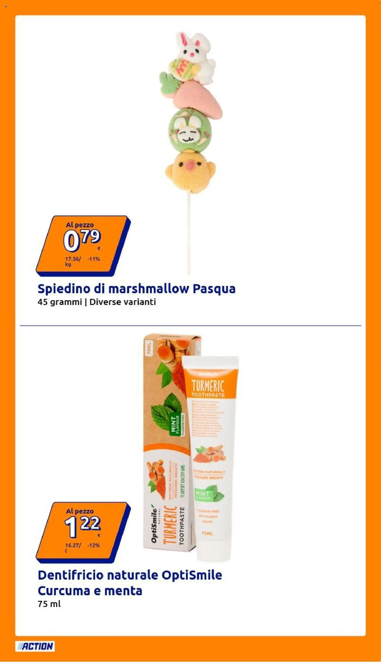 Volantino Action del 25.03.2026 | Pagina: 27 | Prodotti: Dentifricio, Menta