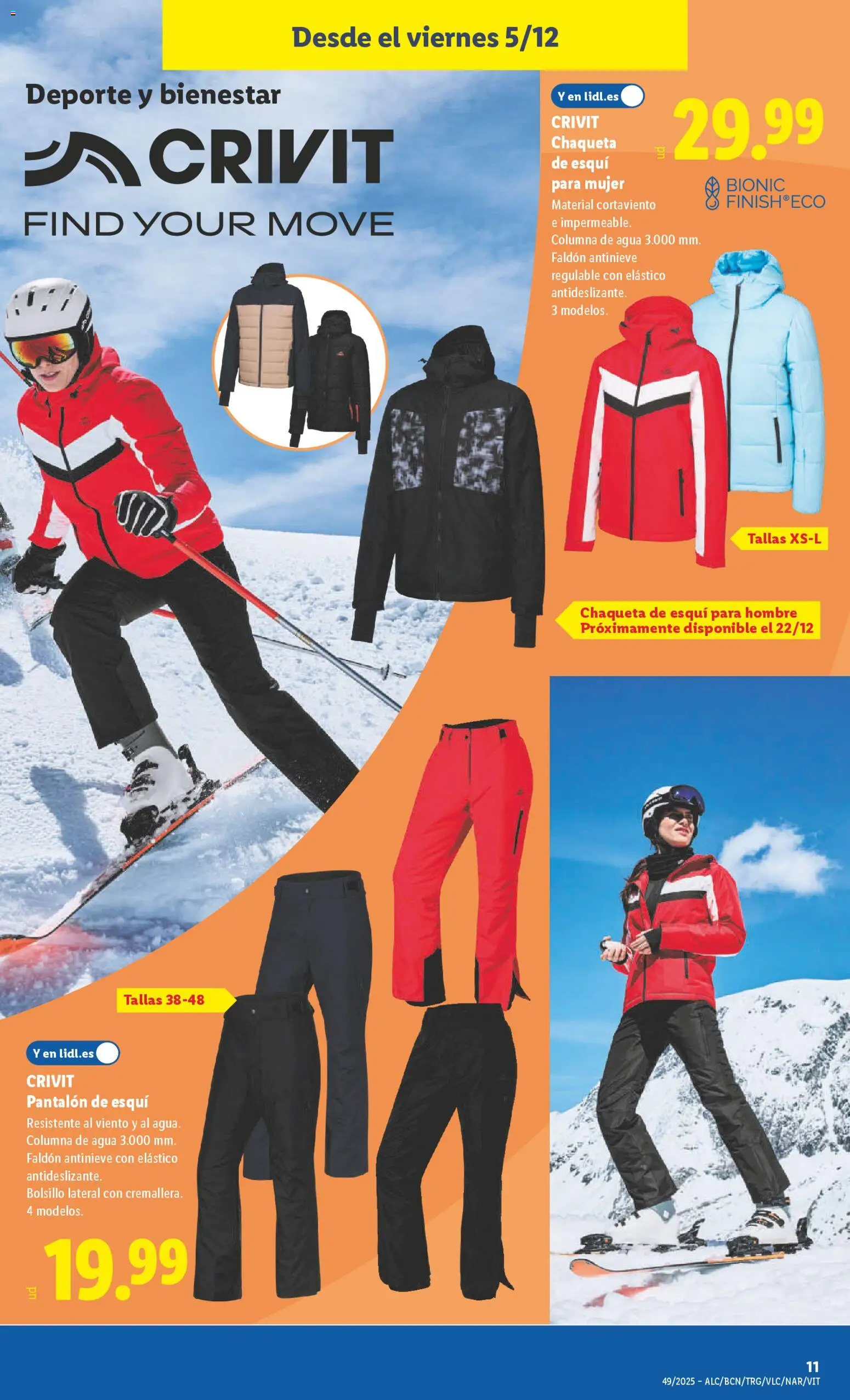 Lidl folleto de bazar │ válido desde el 01.12.2025 | Página: 29 | Productos: Chaqueta