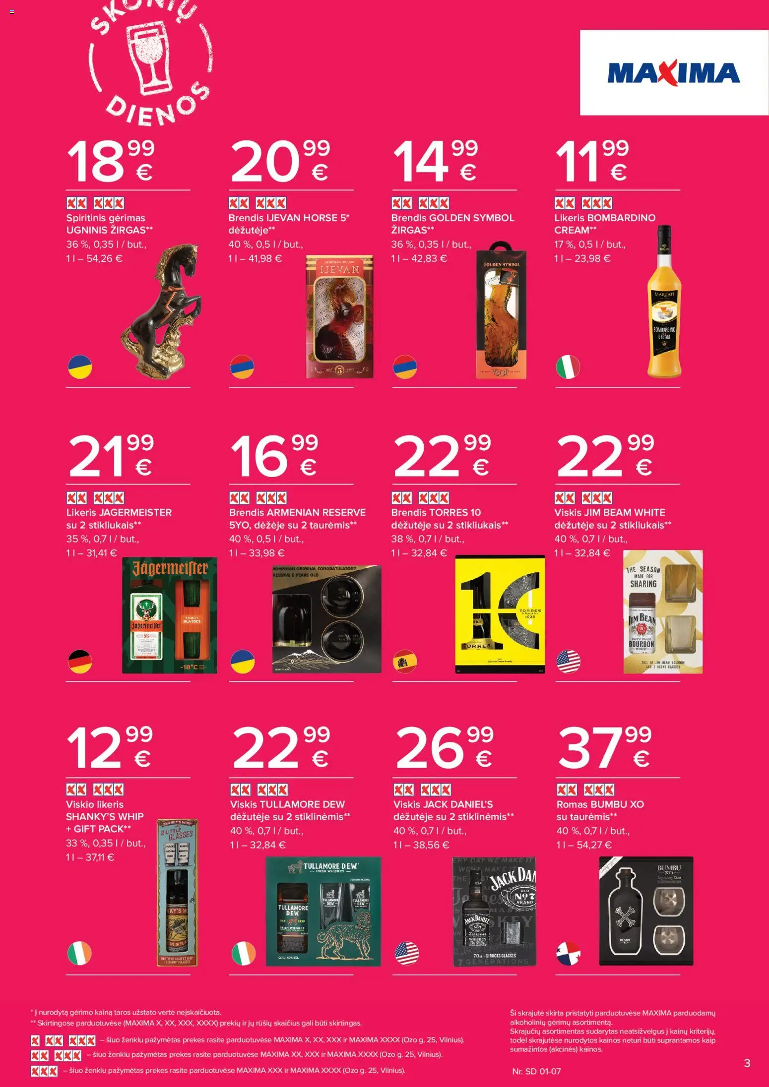 MAXIMA akcijos nuo 18.12.2025 | Puslapis: 3 | Prekių: Viskis