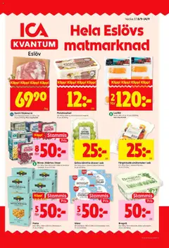 ICA Kvantum - Eslöv - Förhandsvisning av reklamblad från butik ICA Kvantum aktuell från 08.09.2025