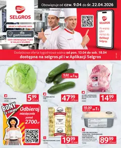 Pogląd oferty "Selgros cash&carry gazetka - Oferta dla gastronomii" - ważna od 09.04.2026