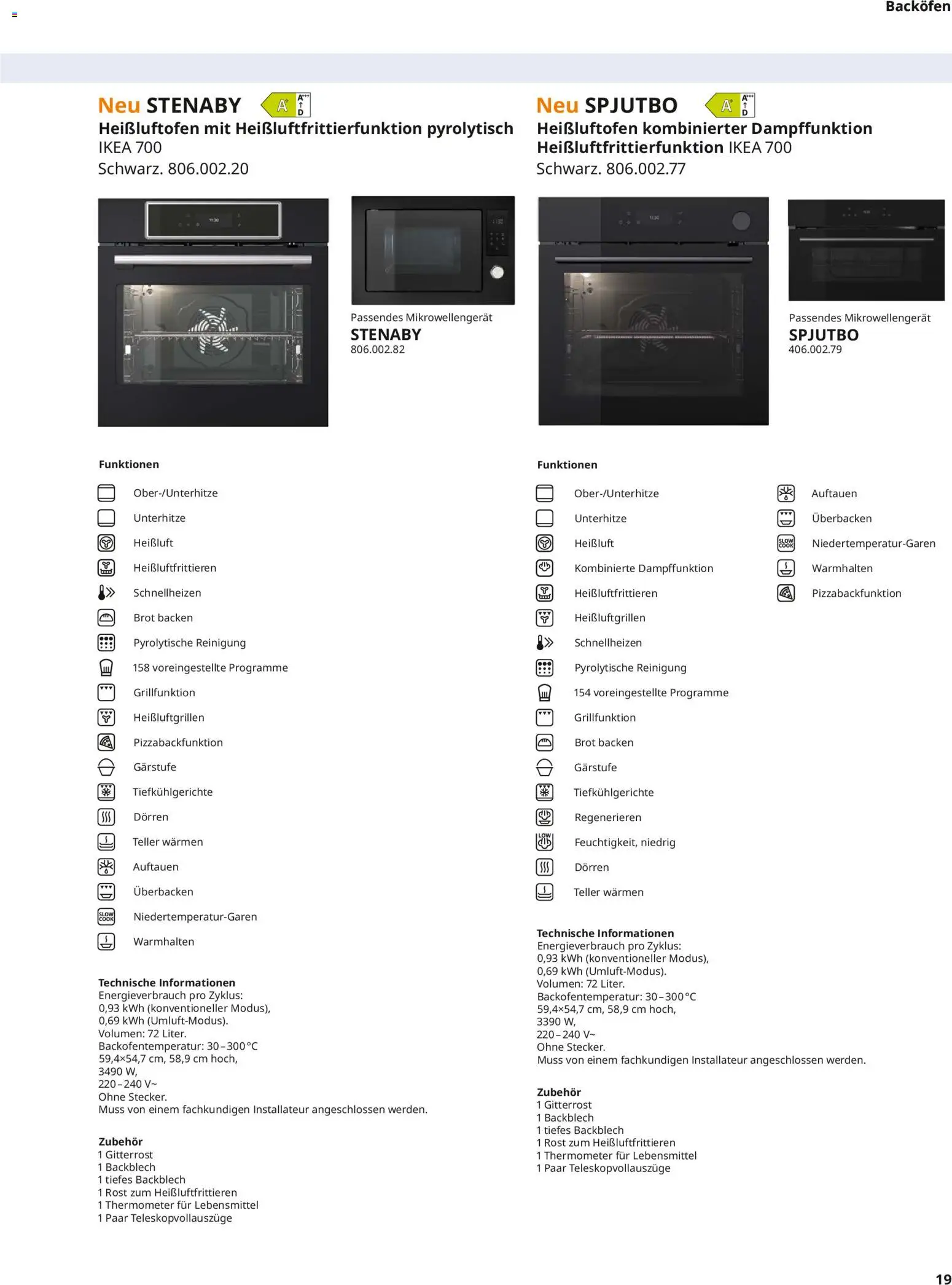 Ikea Elektrogeräte – gültig ab 10.04.2026 | Seite: 19 | Produkte: Thermometer, Backofen, Brot