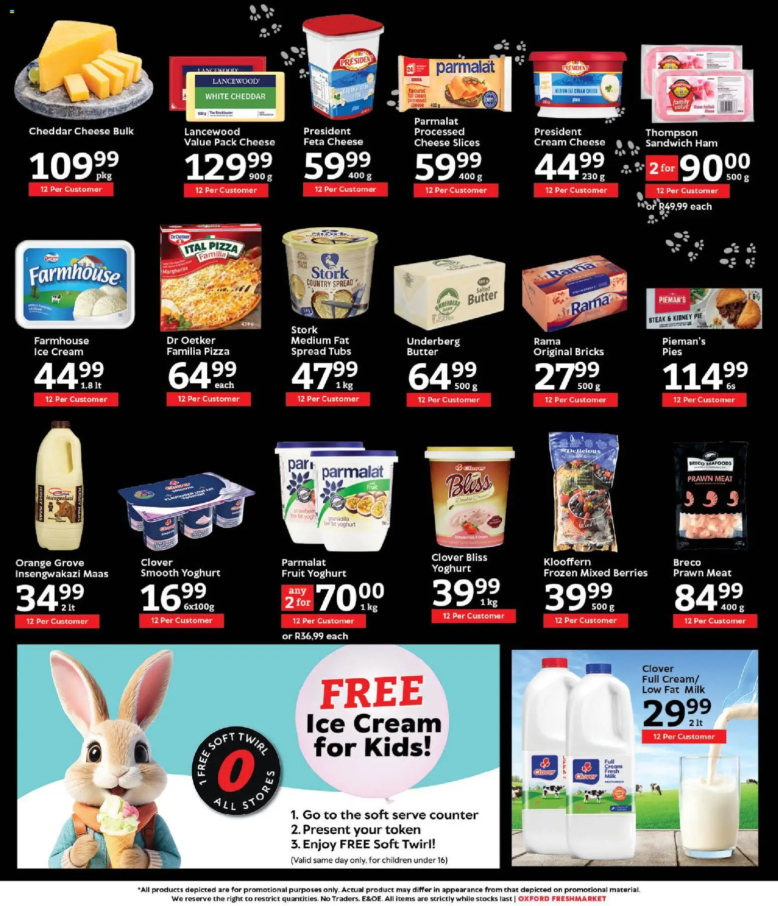 New Oxford Freshmarket catalogue – valid from 03.03.2026 | Page: 12 | Products: Jersey, Ham, Ice cream, Máscara de pestañas
