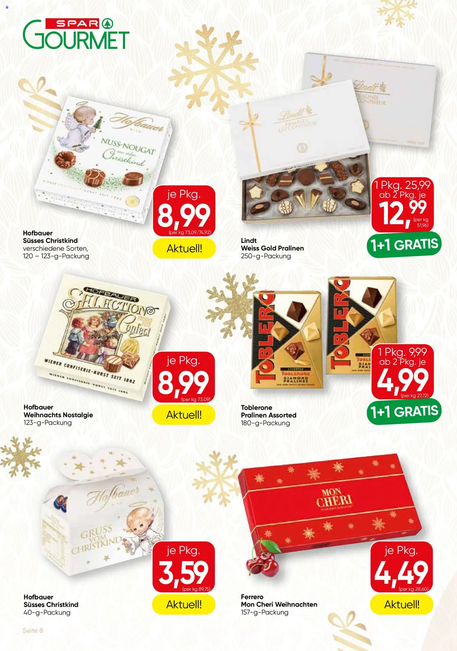 SPAR Gourmet Flugblatt gültig ab 04.12.2025 | Seite: 8