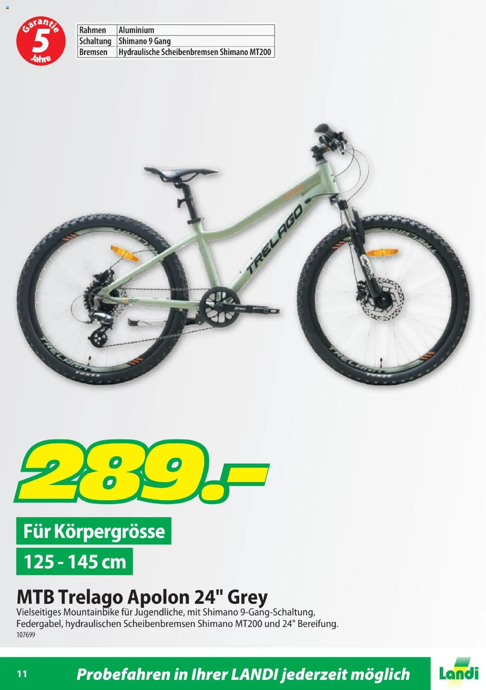 Landi Aktionen Fahrfreude – gültig ab 28.01.2026 | Seite: 11 | Produkte: Mountainbike