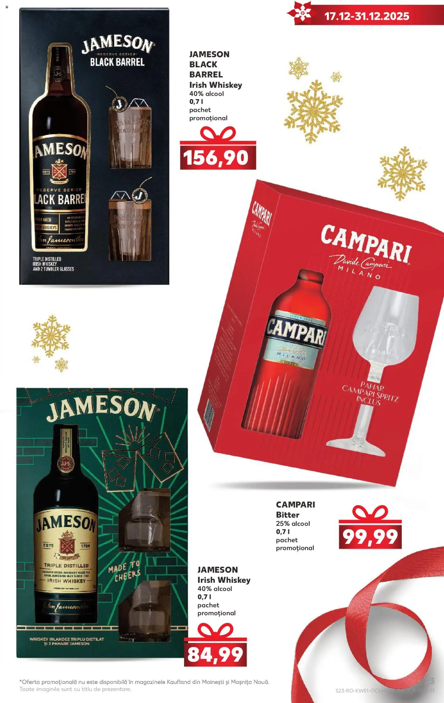 Noul catalog Kaufland – valabil de la 17.12.2025 | Pagină: 23 | Produse: Pahare, Whiskey