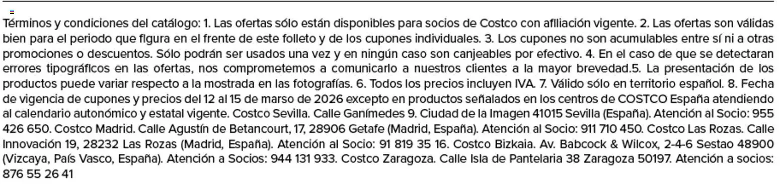Costco catálogo │ válido desde el 12.03.2026 | Página: 5
