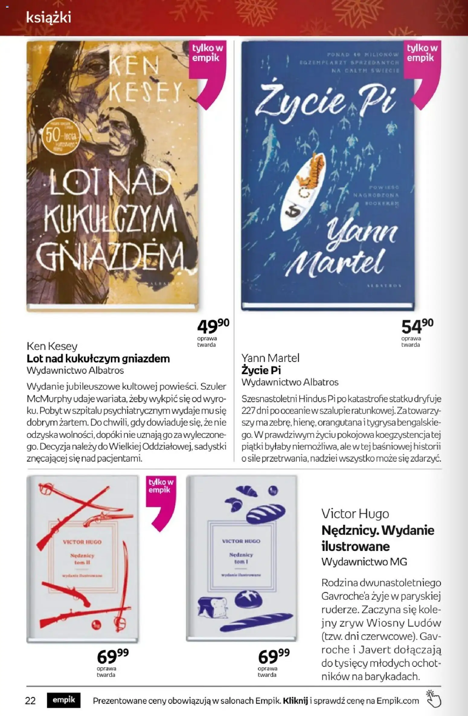 Empik promocje - Tom kultury Książki od 26.11.2025 | Strona: 22 | Produkty: Książki