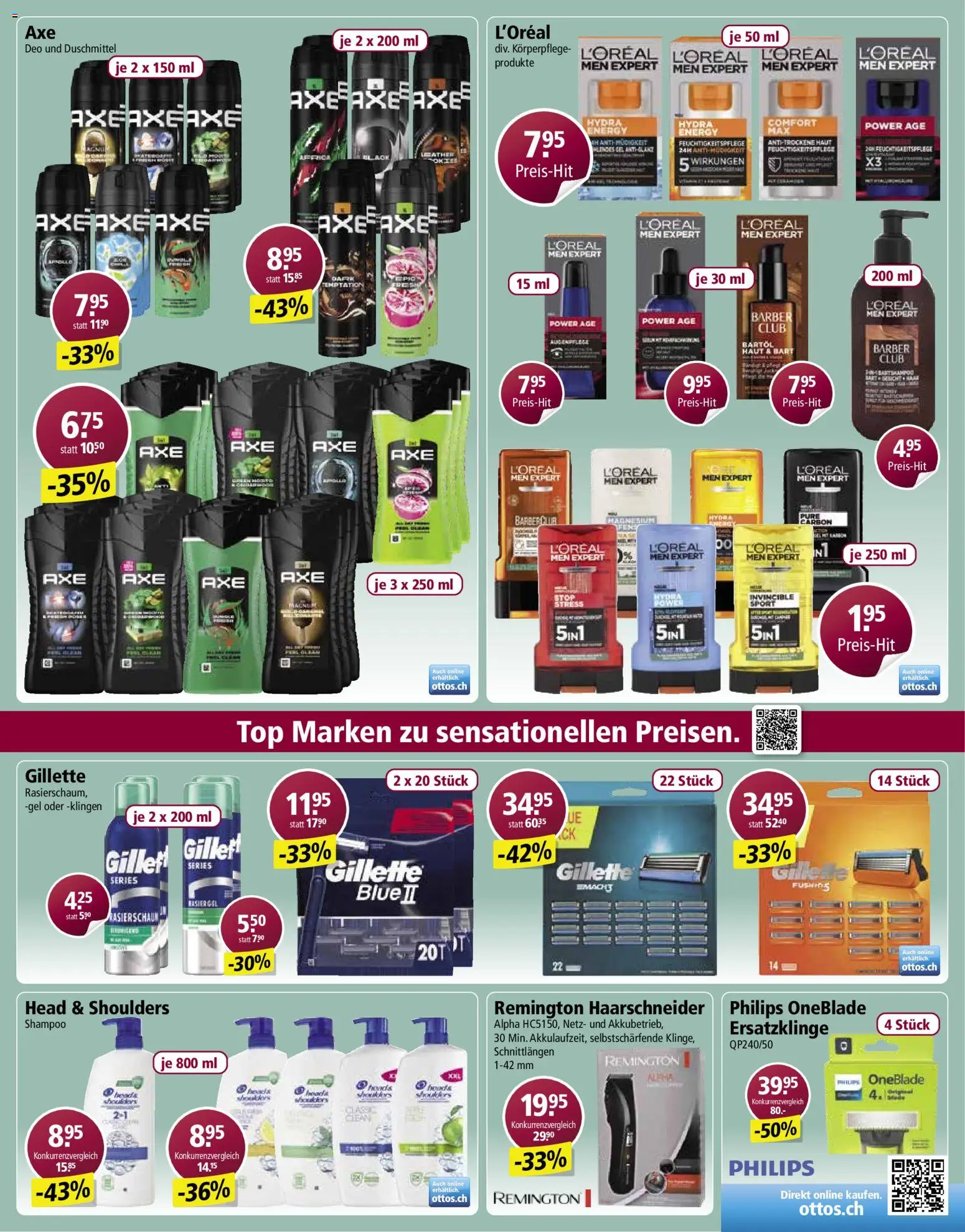 Otto's Aktionen Marken Spezial – gültig ab 19.01.2026 | Seite: 5 | Produkte: En Kommode, Shampoo, Rasierschaum, Philips