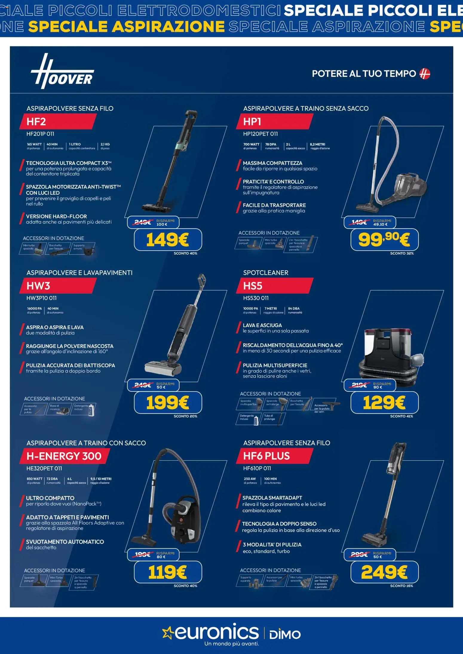 Volantino Euronics del 06.04.2026 | Pagina: 7 | Prodotti: Pavimento, Tubo, Pennello, Contenitore