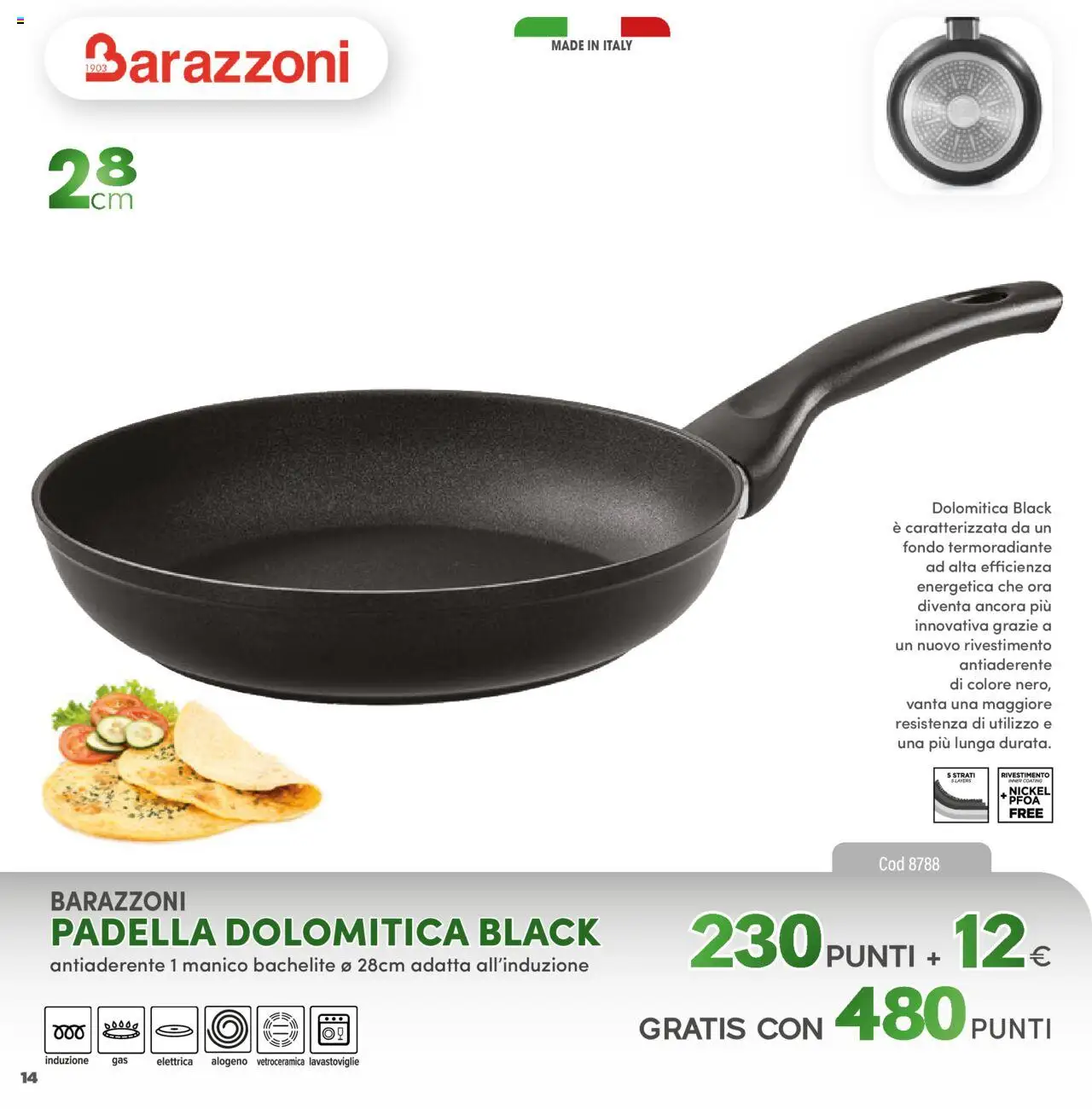 Volantino PIM Supermercati del 12.04.2025 | Pagina: 14 | Prodotti: Lavastoviglie, Padella