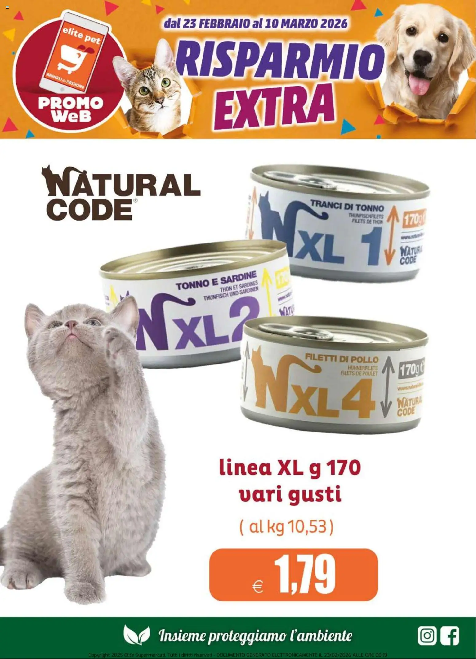 Volantino Elite Supermercati del 23.02.2026 | Pagina: 9 | Prodotti: Pollo, Tonno