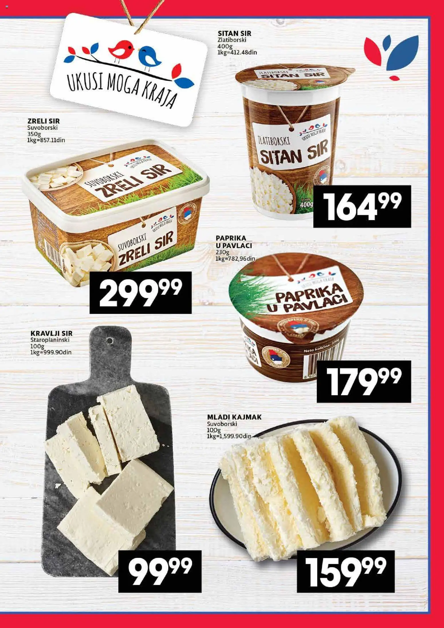 Idea katalog - važi od 30.10.2025 | Strana: 11 | Proizvode: Mladi kajmak, Paprika, Sir, Paprika u pavlaci