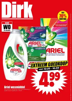 Dirk - Folder week 44 - Voorbeeld van een folder van Dirk, geldig van 29.10.2025 | Pagina: 38 | Producten: Wasmiddel, Was, Poeder