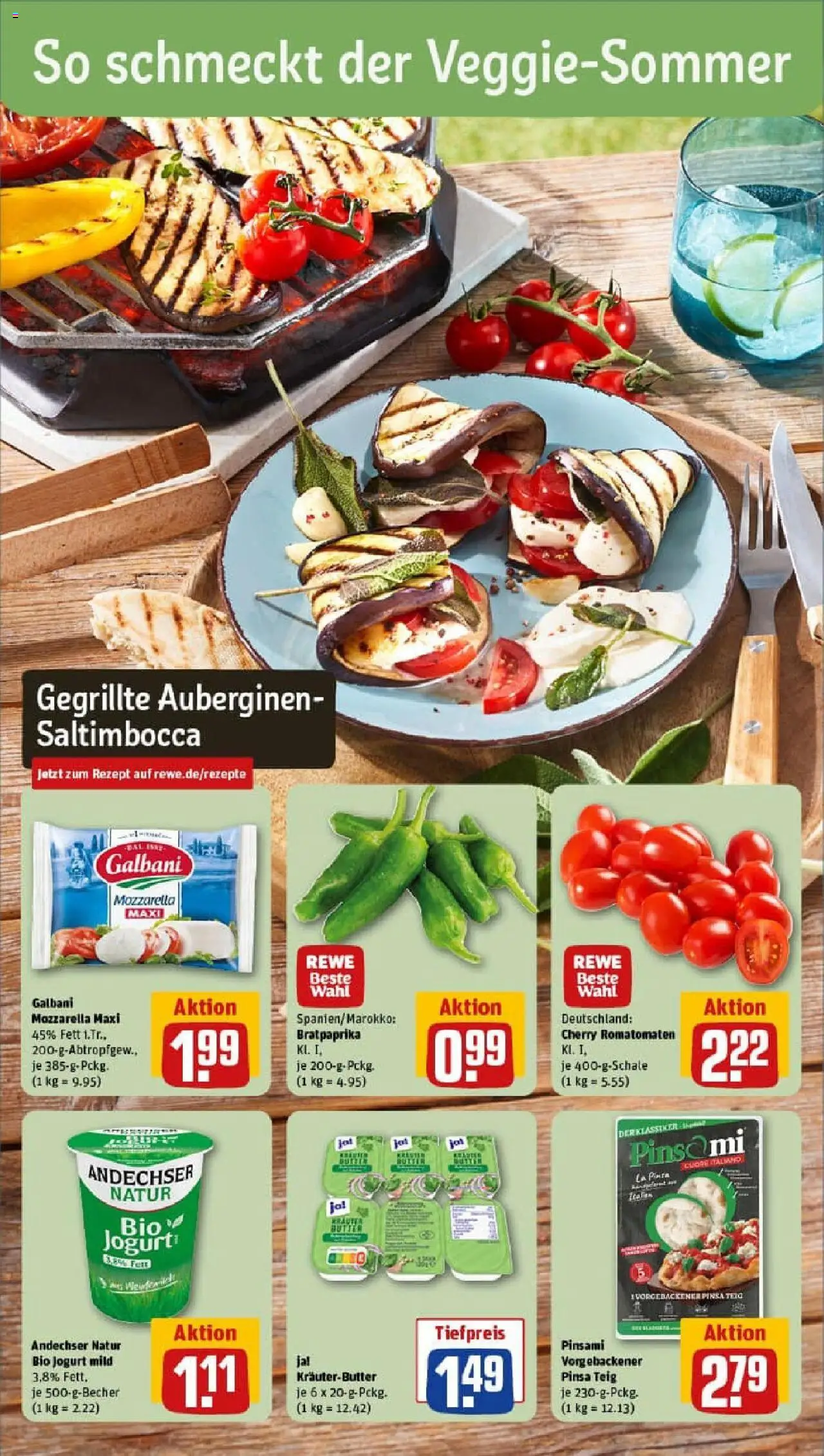 Rewe prospekt Gedern	 - gültig ab dem 06.07.2025 | Seite: 4 | Produkte: Butter, Mozzarella, Kräuterbutter